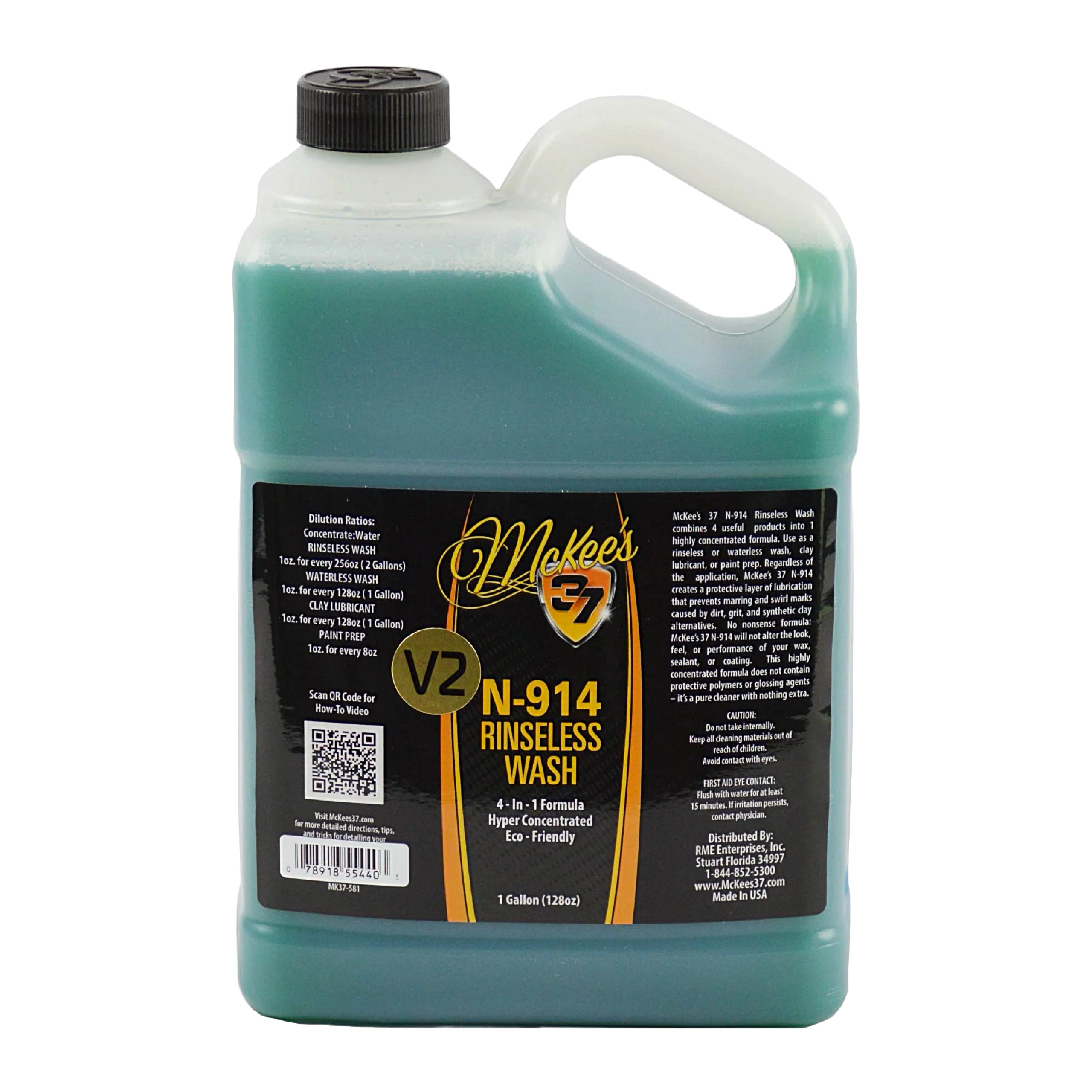 Mckee's N-914 Rinseless Wash-V2 – The House Of Rags