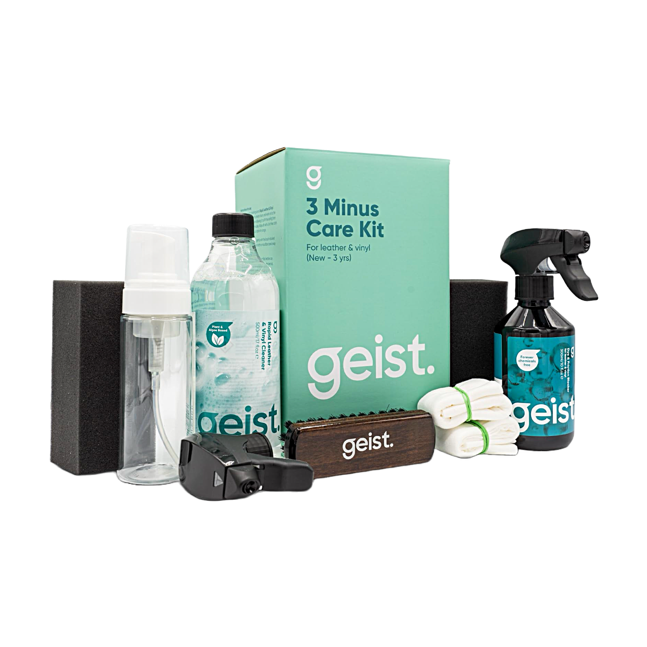Geist. 3 Minus Care Kit for Leather & Vinyl – The House Of Rags