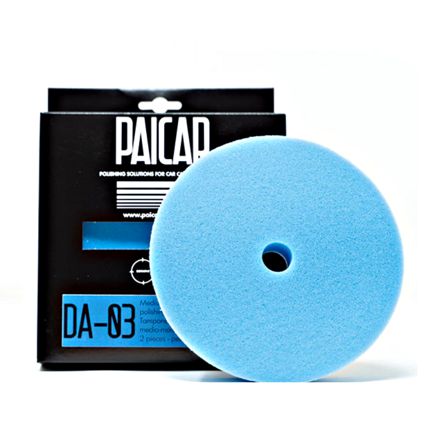 PAICAR DA-03 Medium-Soft Blue Foam Polishing Pad (2 Pack)