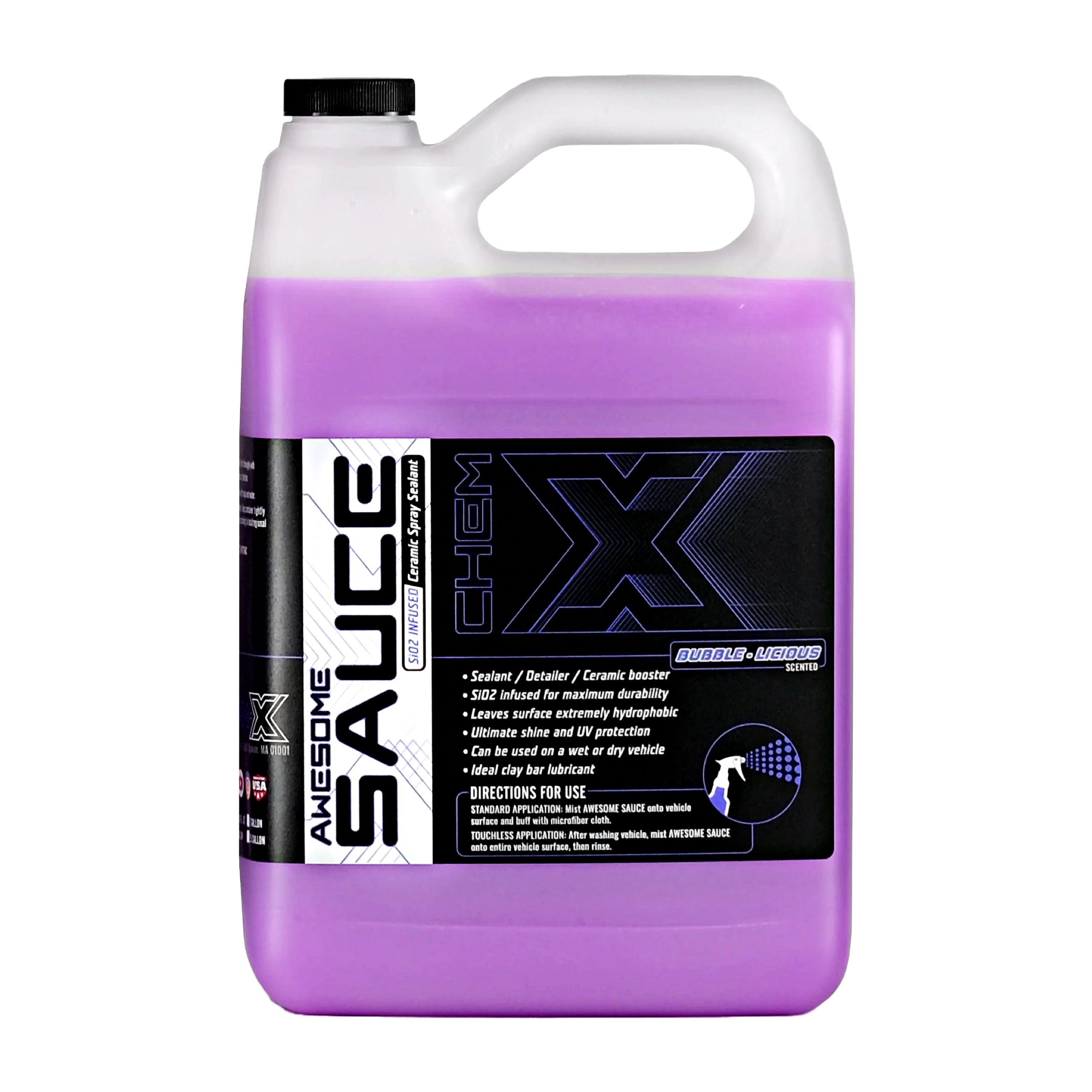 Chem-X Awesome Sauce: SiO2 Infused Ceramic Spray Sealant – The Chem-X Awesome Sauce: SiO2 Infused Ceramic Spray Sealant – The