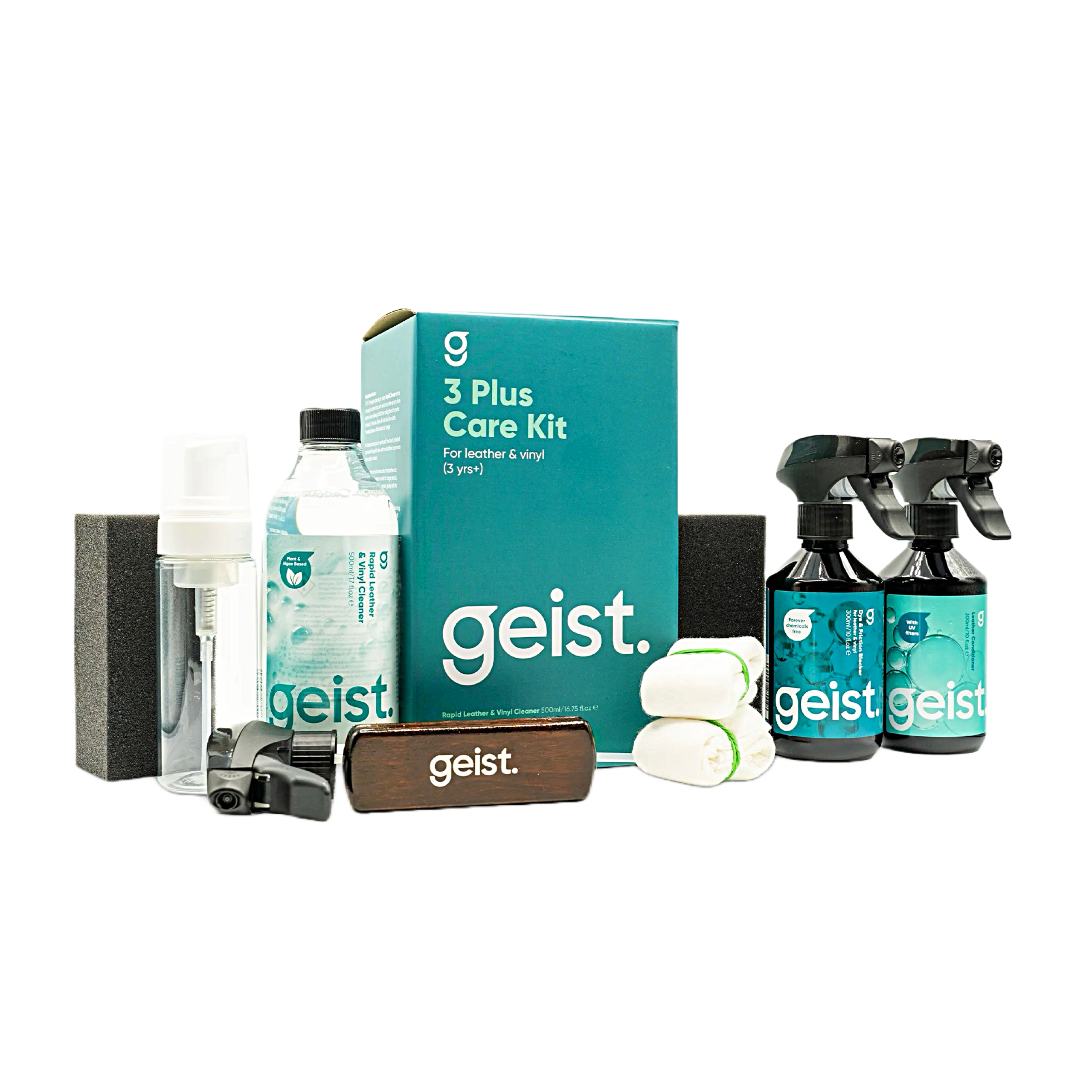 Geist. 3 Plus Care Kit for Leather & Vinyl – The House Of Rags