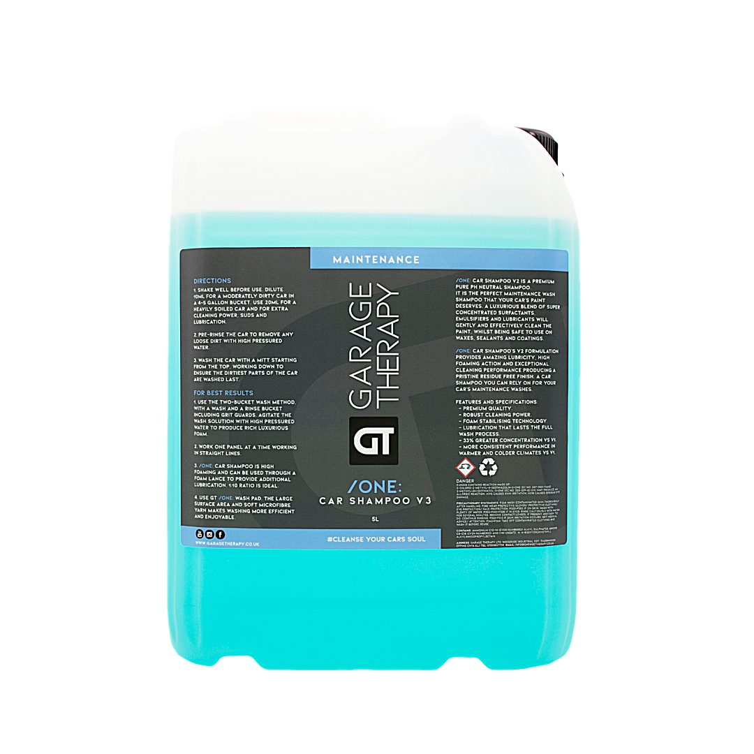 Garage Therapy /ONE: Car Shampoo V3 – The House Of Rags