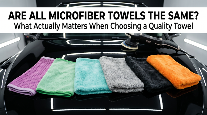 Are All Microfiber Towels the Same? A Detailer's Guide to Choosing the Right Microfiber Towel