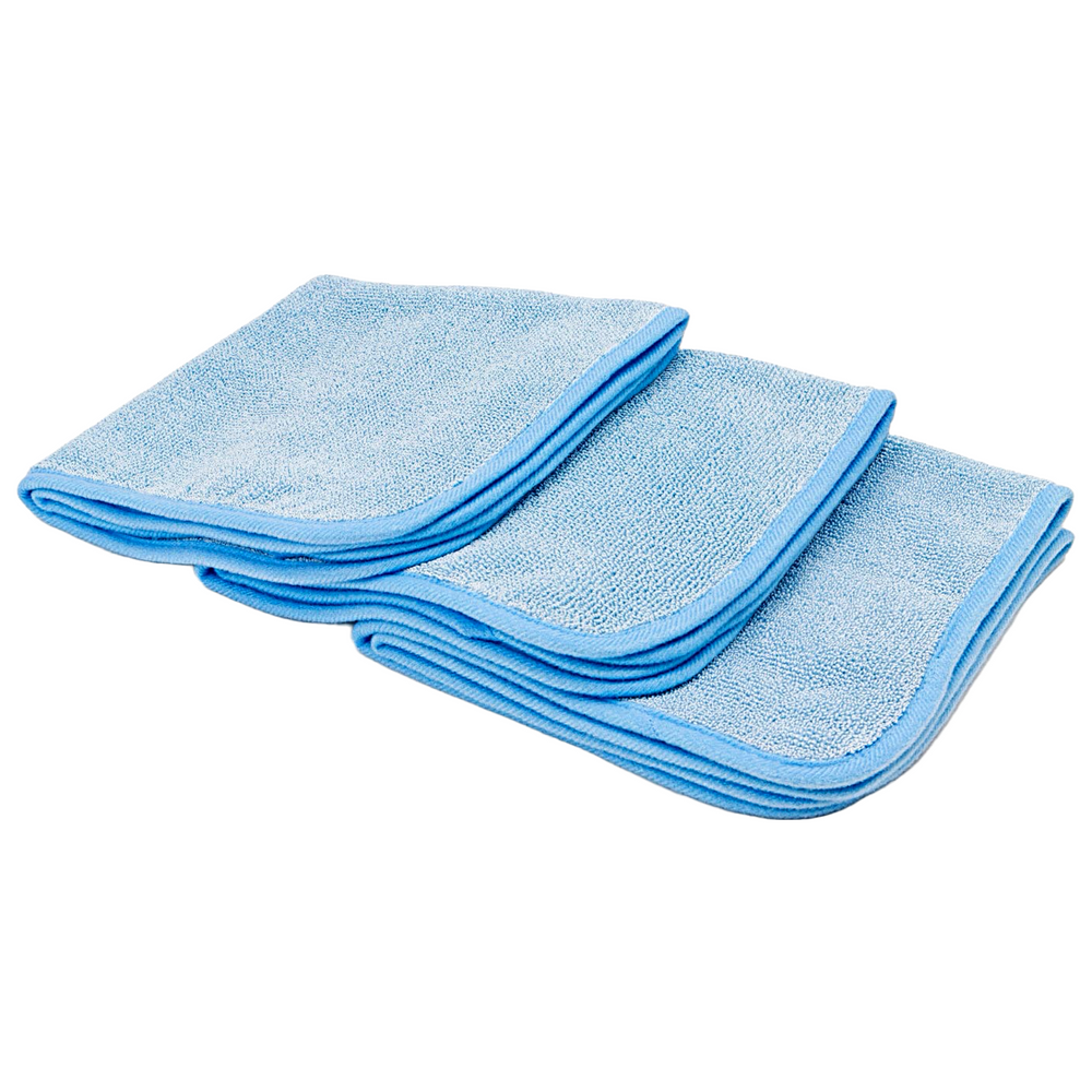 Autofiber [Korean Twist] Microfiber Detailing Glass Towels (16 in. x 16 in. 600 gsm) 3 pack