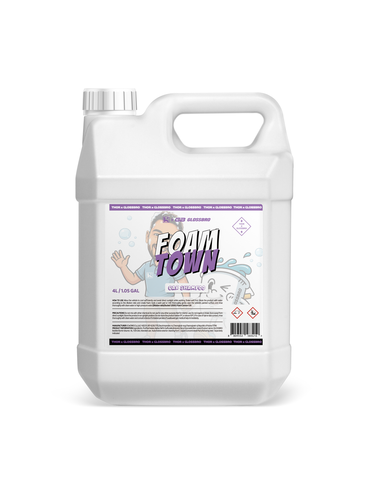 GLOSSBRO Foam Town Car Shampoo
