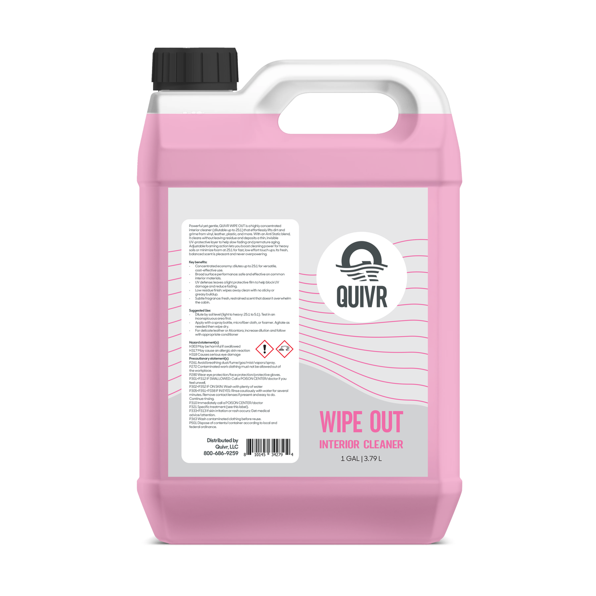 QUIVR Wipeout Interior Cleaner – The House Of Rags
