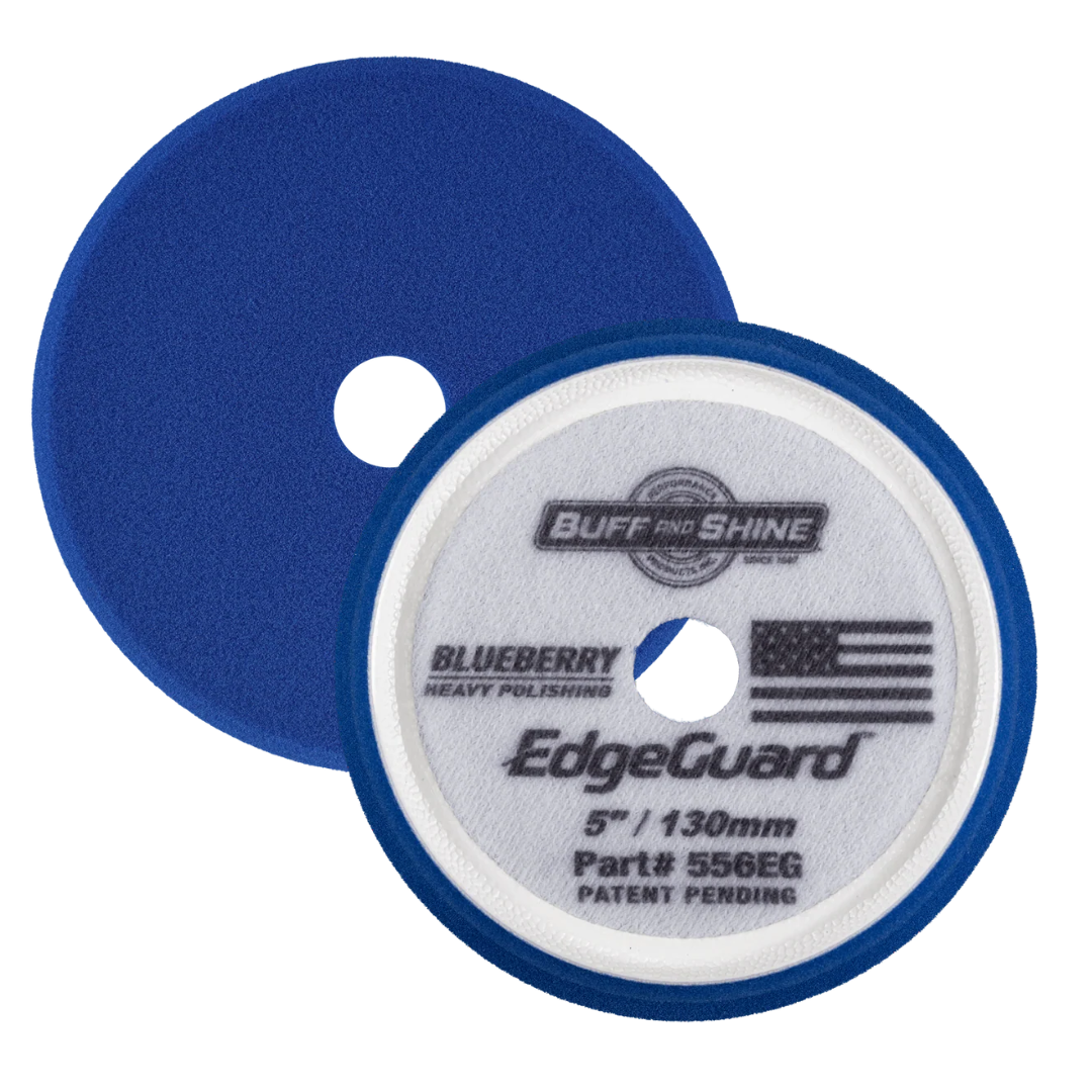 EdgeGuard Blueberry Foam Pad - Heavy Polishing (2 Pack)