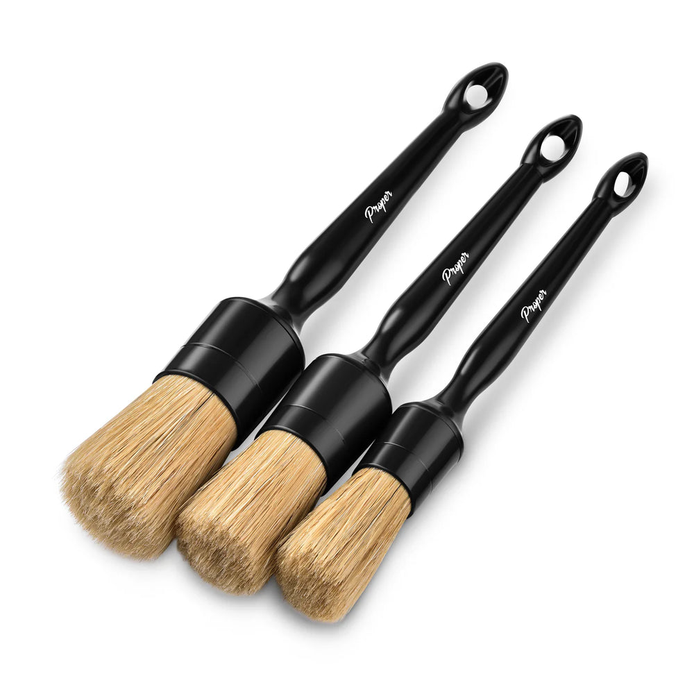 Proper Detail Co Boars Hair Detailing Brushes