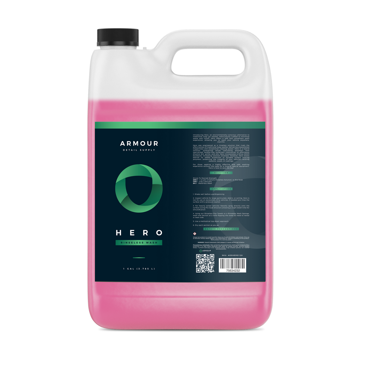 Armour HERO - Rinseless Wash: Highly Lubricious Rinseless Wash